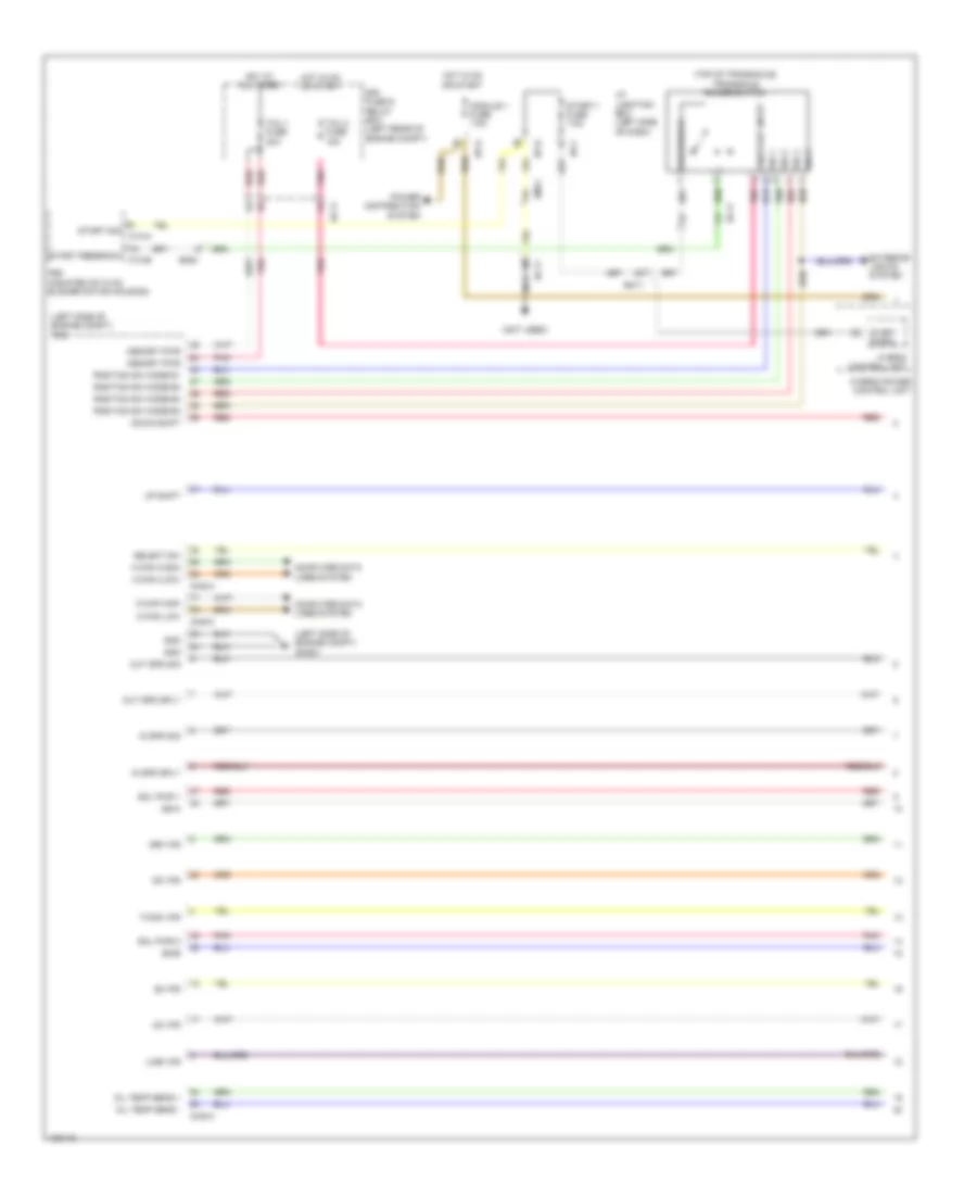 Transmission Wiring Diagram, Hybrid (1 of 2) for Hyundai Sonata Hybrid Base 2014