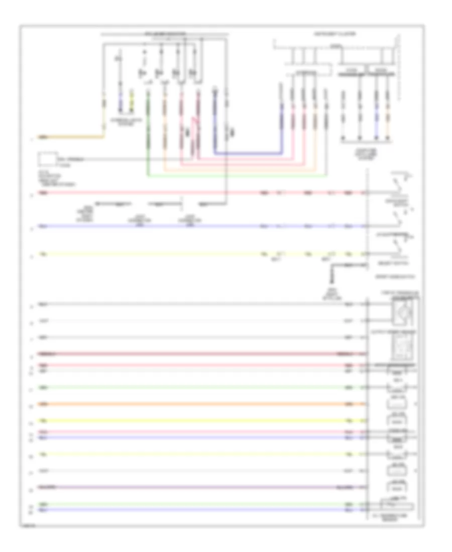 Transmission Wiring Diagram, Hybrid (2 of 2) for Hyundai Sonata Hybrid Base 2014