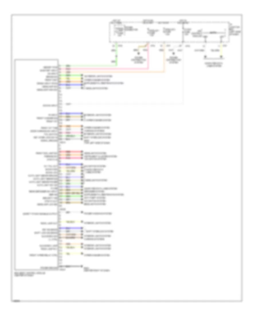 Body Control Module Wiring Diagram Except Hybrid for Hyundai Sonata Hybrid Base 2014