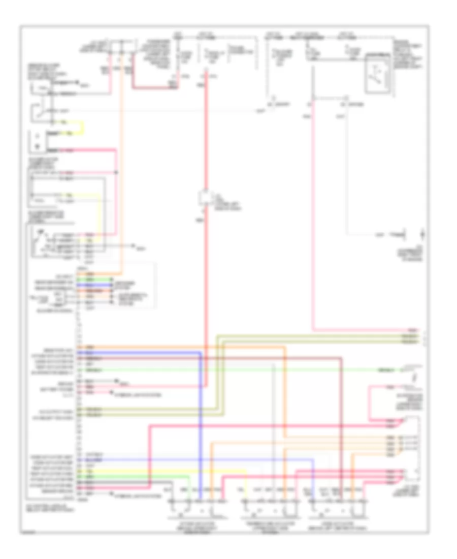 Manual AC Wiring Diagram (1 of 2) for Hyundai Elantra Touring 2009