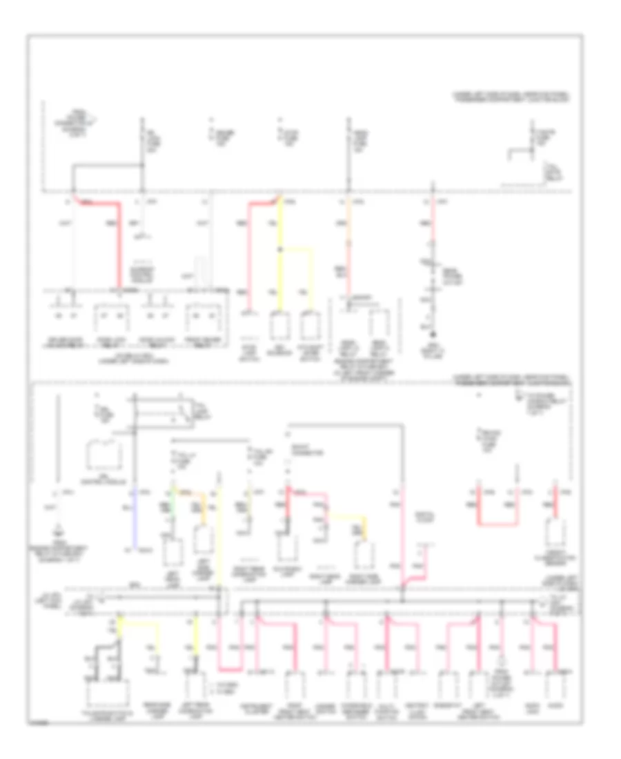 Power Distribution Wiring Diagram (6 of 7) for Hyundai Elantra Touring 2009