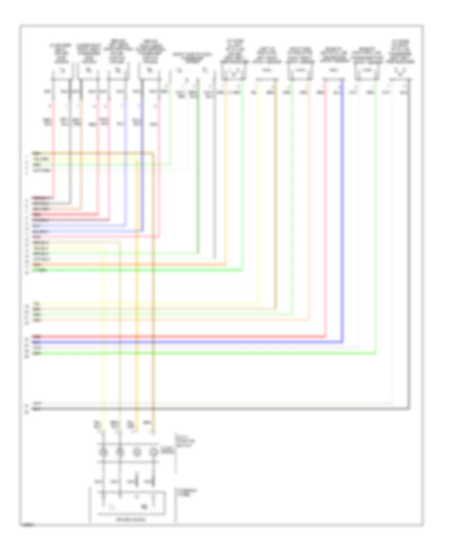 Supplemental Restraints Wiring Diagram (2 of 2) for Hyundai Tucson GLS 2005