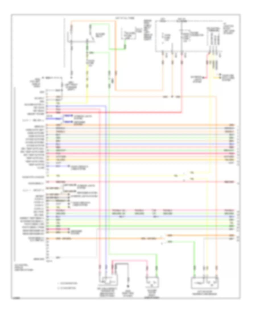 2 4L Automatic A C Wiring Diagram Except Hybrid 1 of 3 for Hyundai Sonata Limited 2014