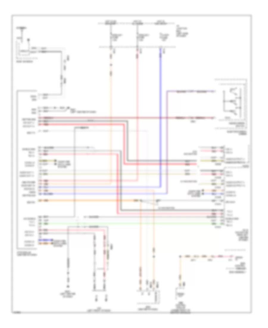 Mobile Telematic System Wiring Diagram, Hybrid for Hyundai Sonata Limited 2014