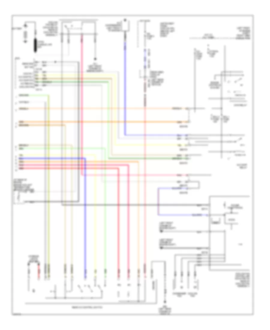 Automatic A C Wiring Diagram 3 of 3 for Hyundai Entourage GLS 2009