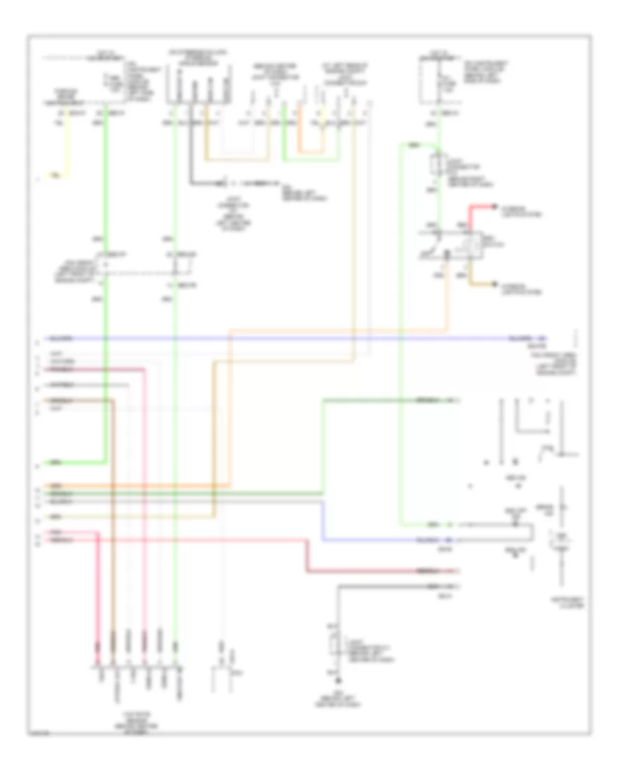 Anti-lock Brakes Wiring Diagram, with ESC (2 of 2) for Hyundai Entourage GLS 2009