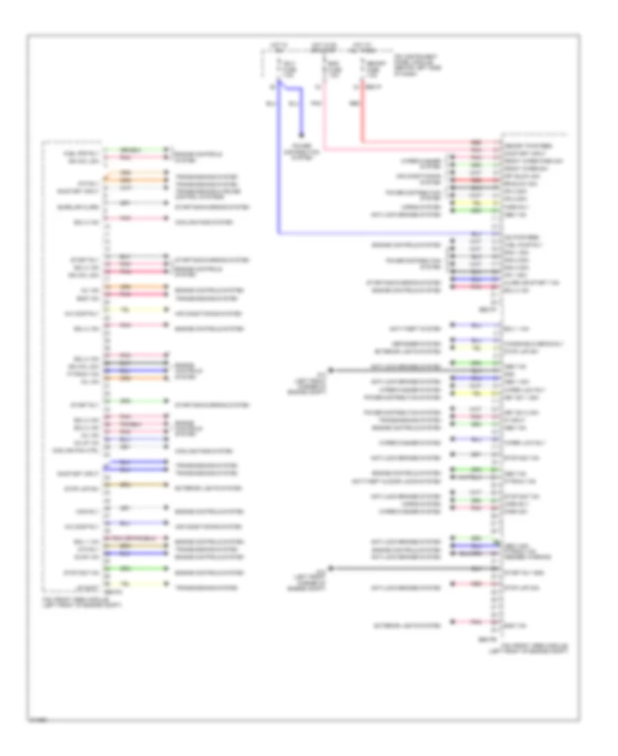 Front Area Module Wiring Diagram 1 of 2 for Hyundai Entourage GLS 2009