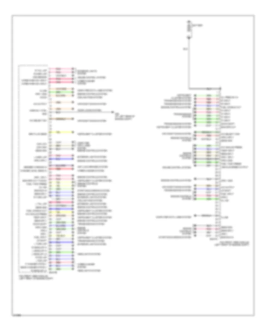 Front Area Module Wiring Diagram 2 of 2 for Hyundai Entourage GLS 2009