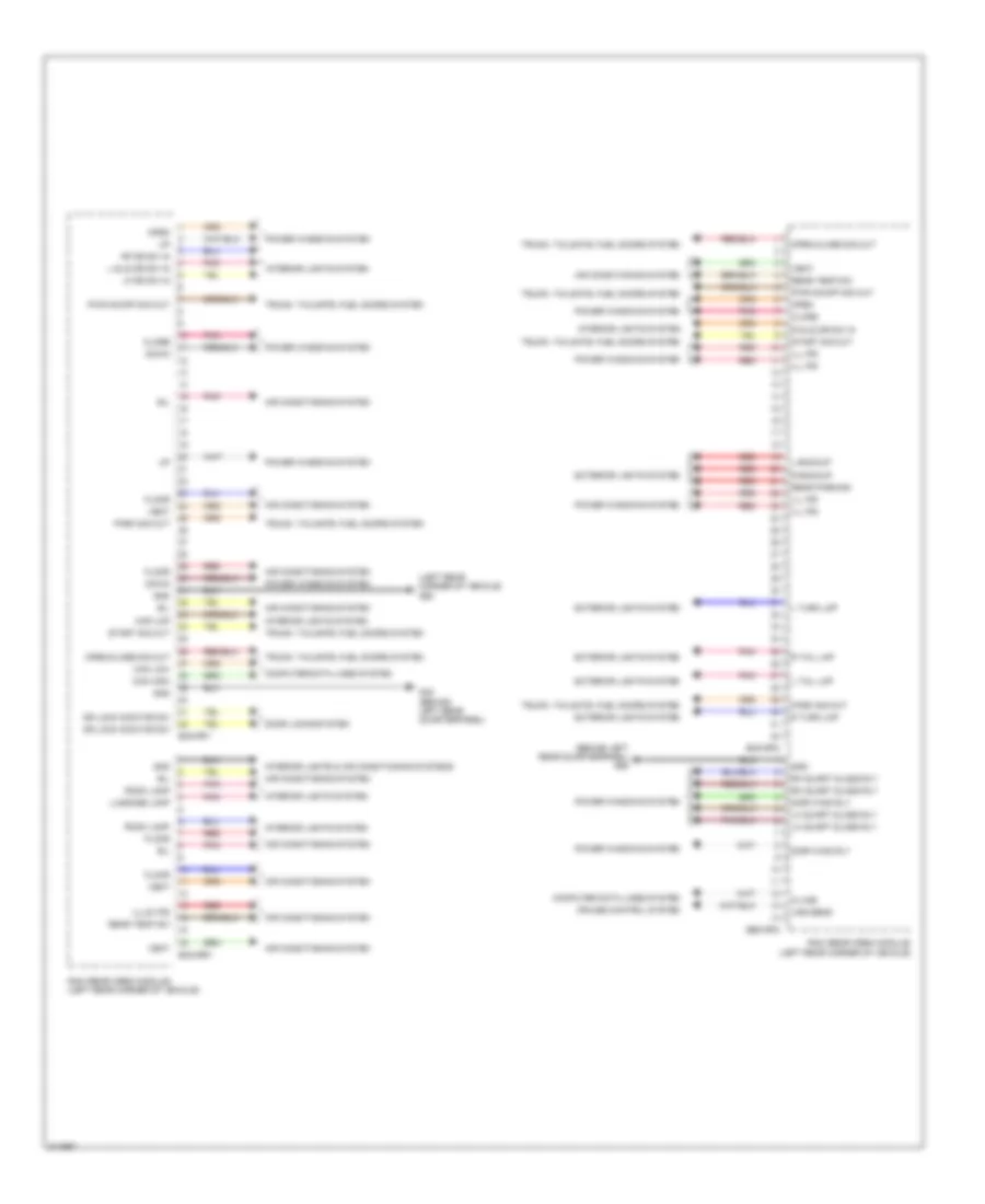 Rear Area Module Wiring Diagram 2 of 2 for Hyundai Entourage GLS 2009