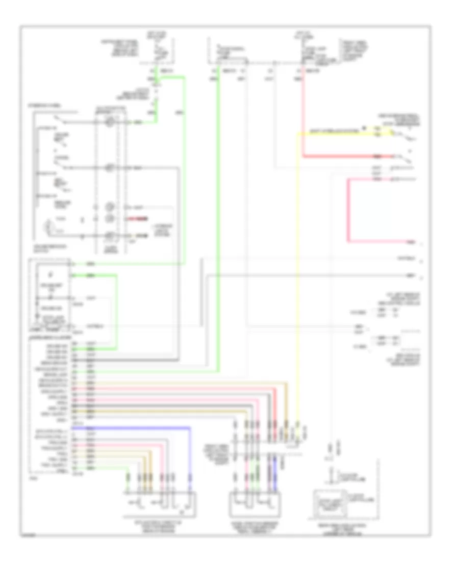 Cruise Control Wiring Diagram 1 of 2 for Hyundai Entourage GLS 2009