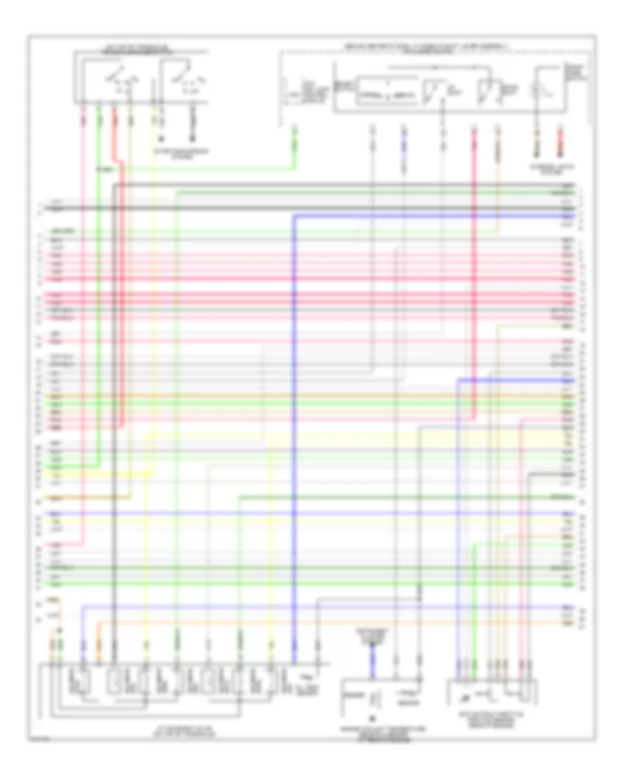 3.8L, Engine Performance Wiring Diagram (4 of 5) for Hyundai Entourage GLS 2009