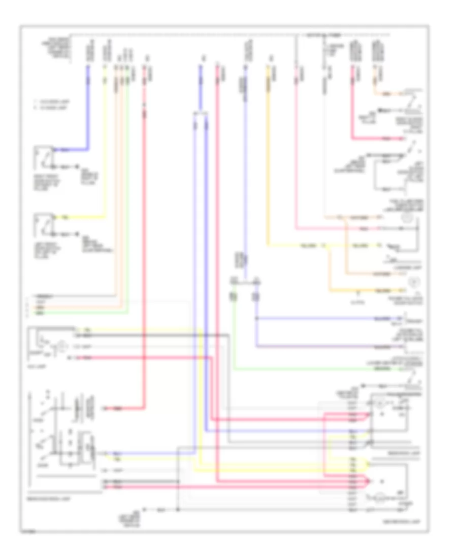 Courtesy Lamps Wiring Diagram with RSE 2 of 2 for Hyundai Entourage GLS 2009