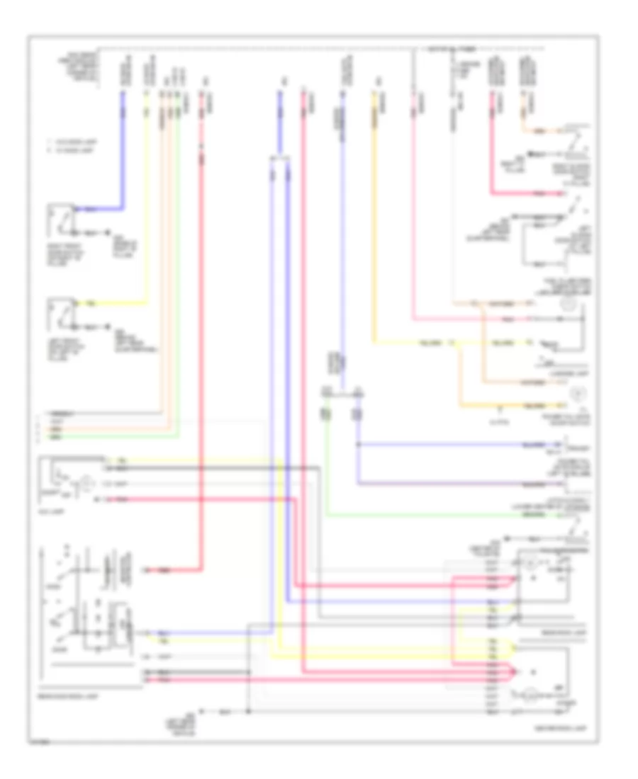 Courtesy Lamps Wiring Diagram, with RSE (2 of 2) for Hyundai Entourage GLS 2009