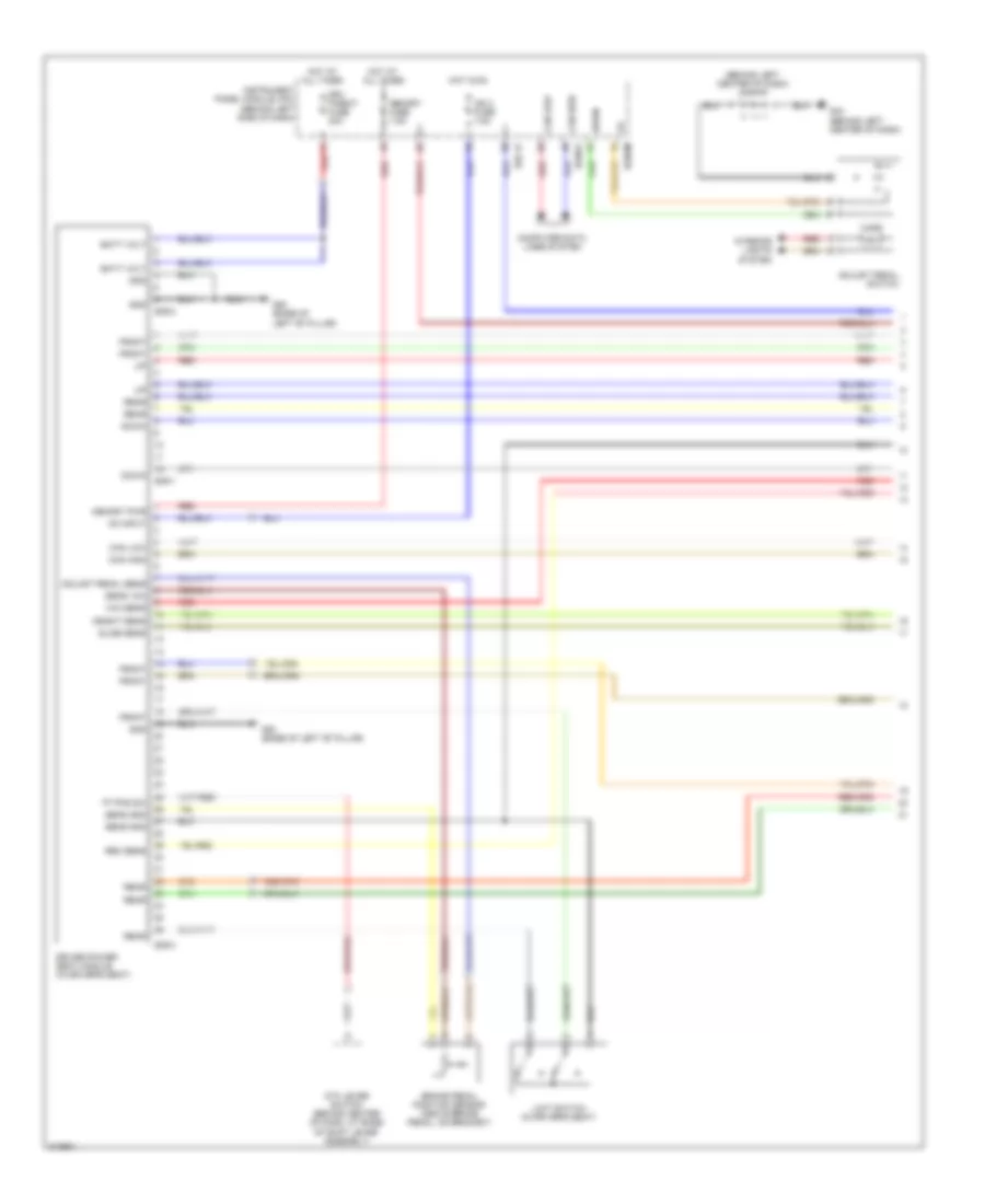 Driver s Memory Seat Wiring Diagram 1 of 2 for Hyundai Entourage GLS 2009