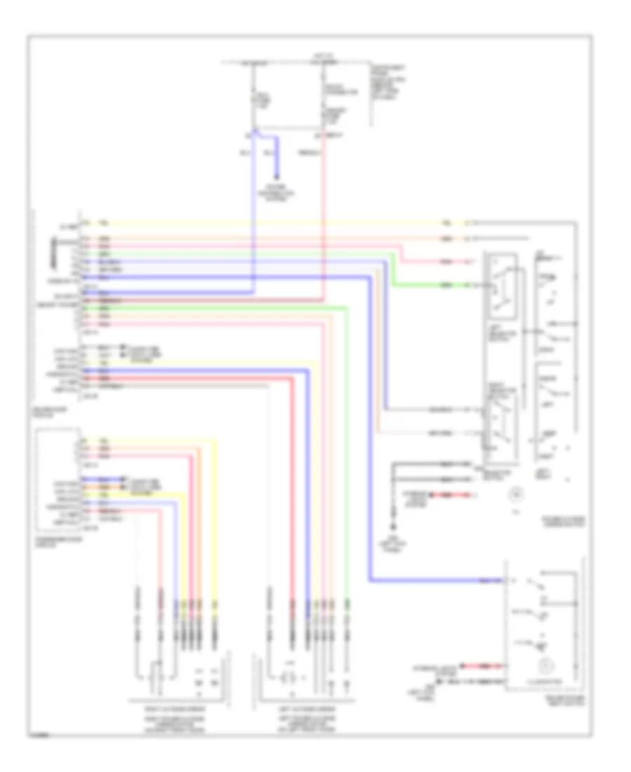 Memory Mirrors Wiring Diagram for Hyundai Entourage GLS 2009