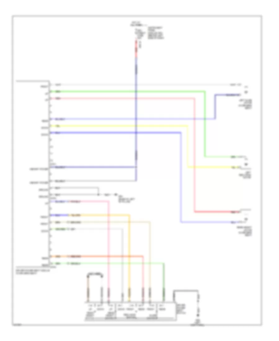 Driver Seat Wiring Diagram for Hyundai Entourage GLS 2009