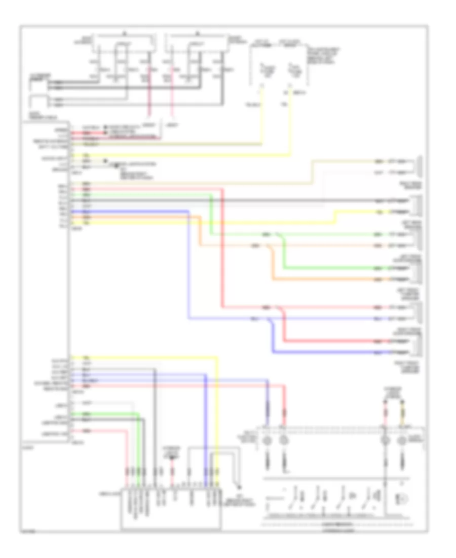 Base Radio Wiring Diagram for Hyundai Entourage GLS 2009