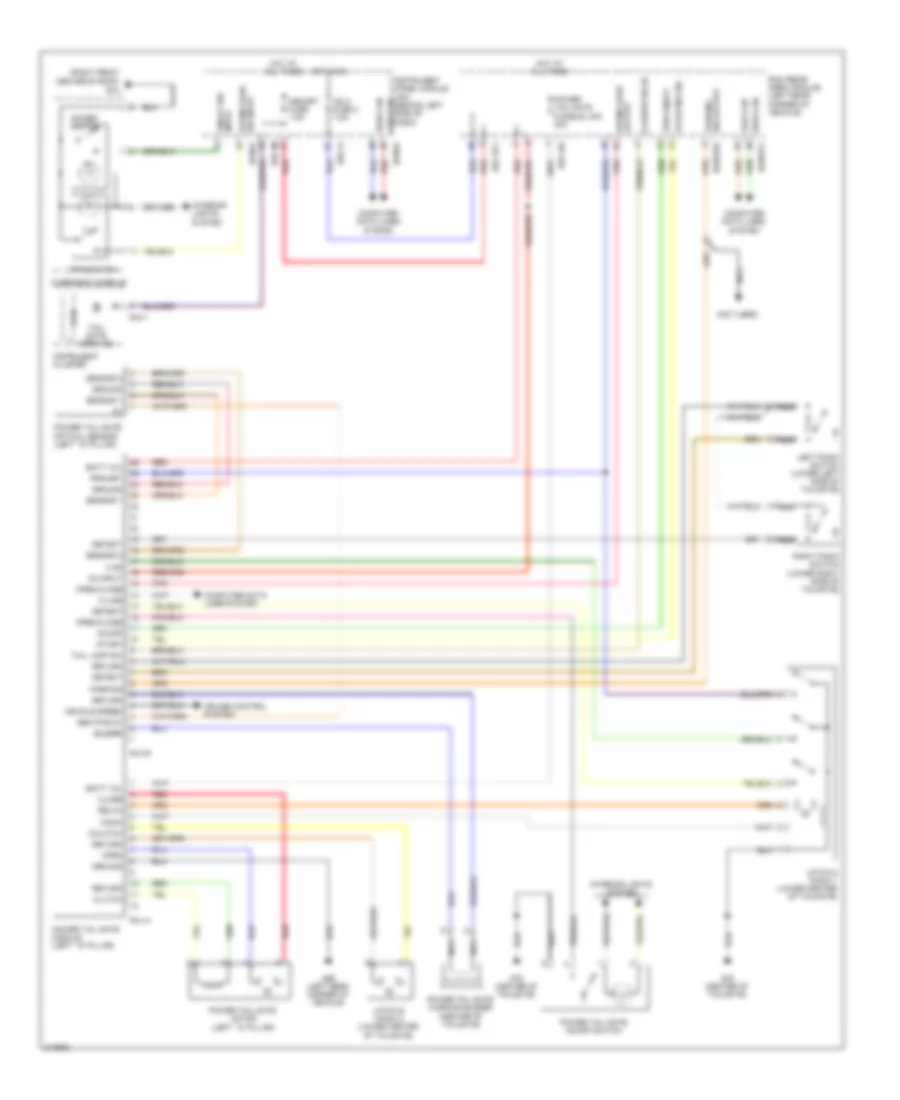 Power Tailgate Wiring Diagram for Hyundai Entourage GLS 2009