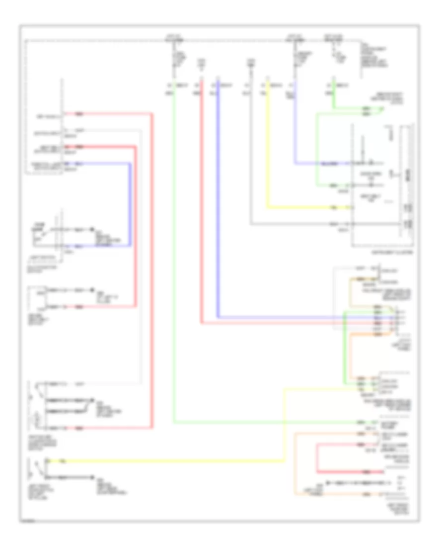 Chime Wiring Diagram for Hyundai Entourage GLS 2009