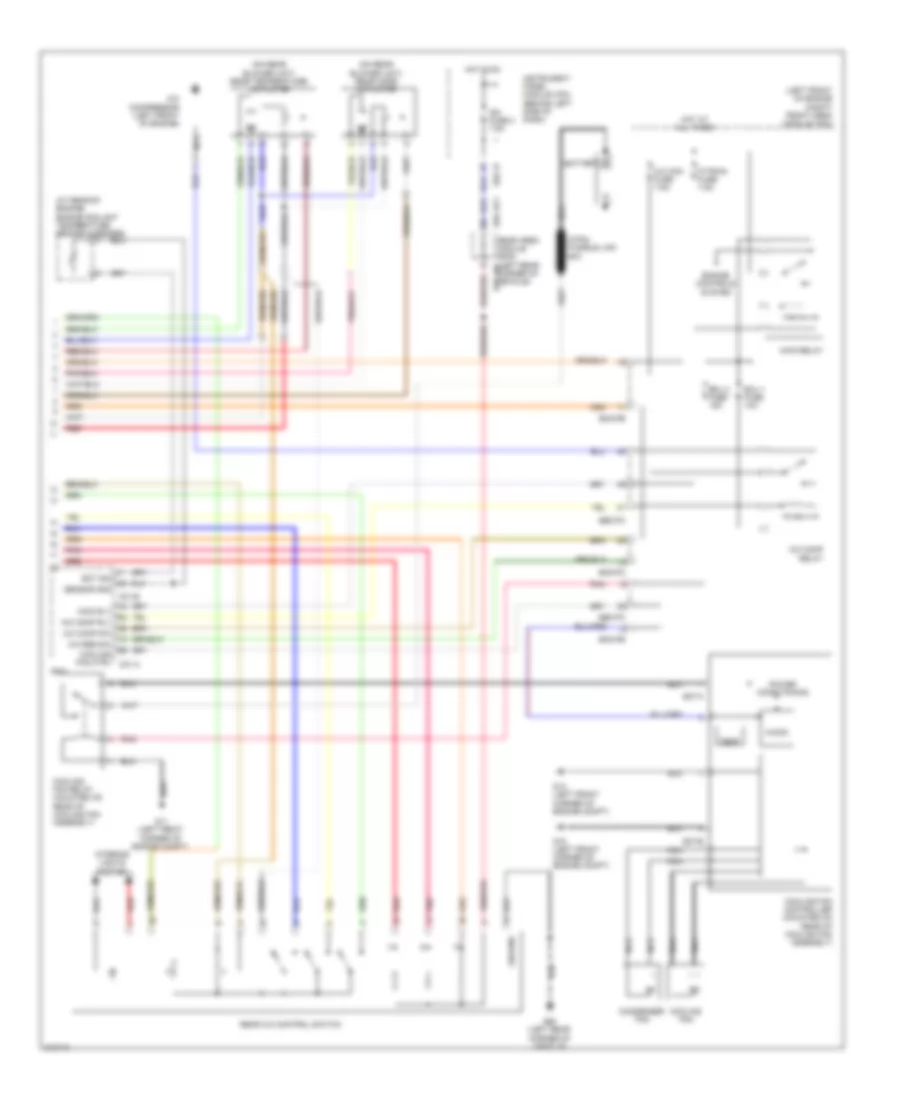 Manual A C Wiring Diagram 2 of 2 for Hyundai Entourage Limited 2009