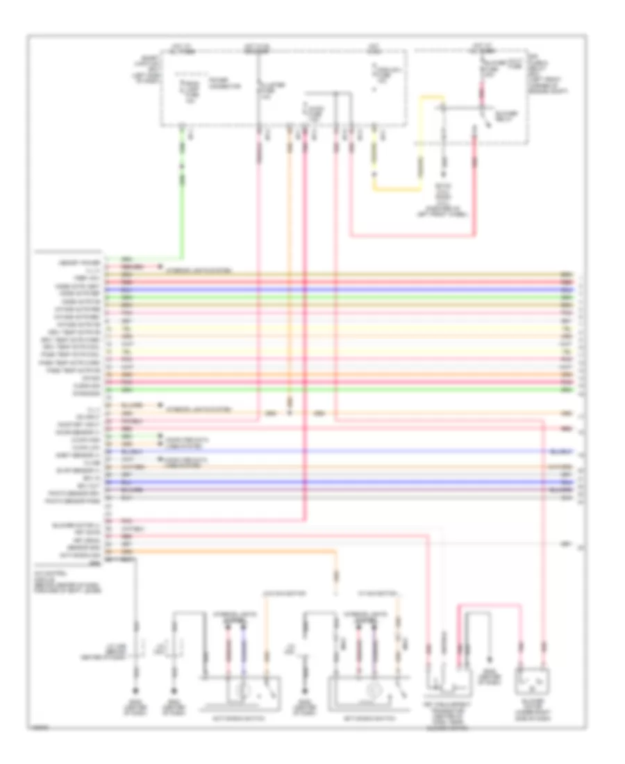 Automatic A C Wiring Diagram 1 of 3 for Hyundai Tucson GLS 2014