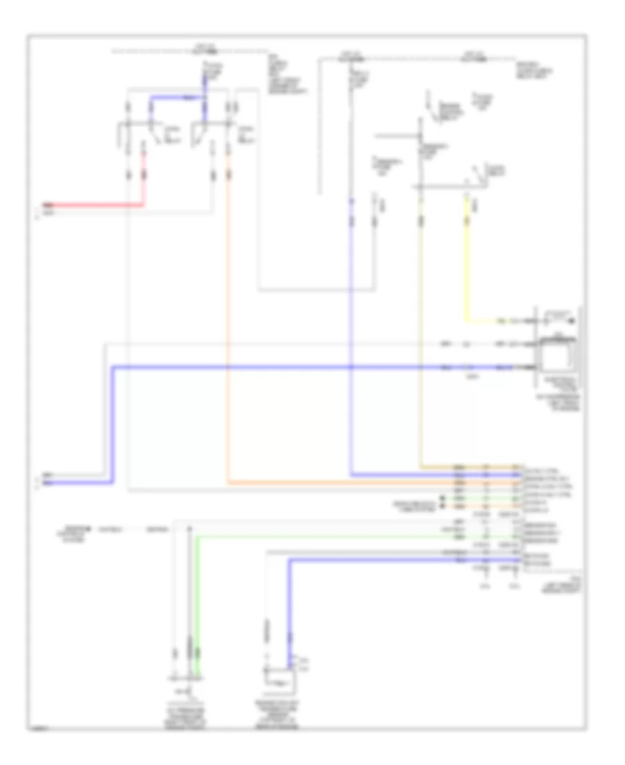 Automatic AC Wiring Diagram (3 of 3) for Hyundai Tucson GLS 2014