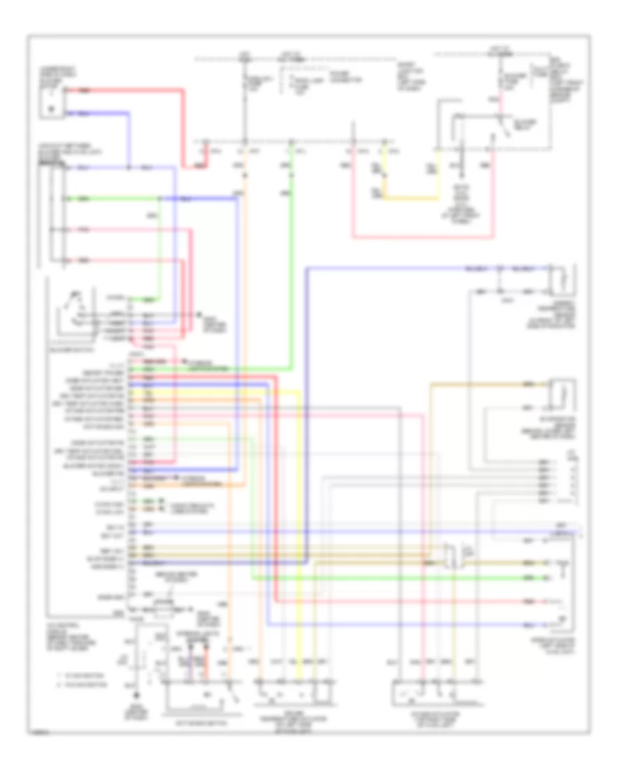 Manual A C Wiring Diagram 1 of 2 for Hyundai Tucson GLS 2014