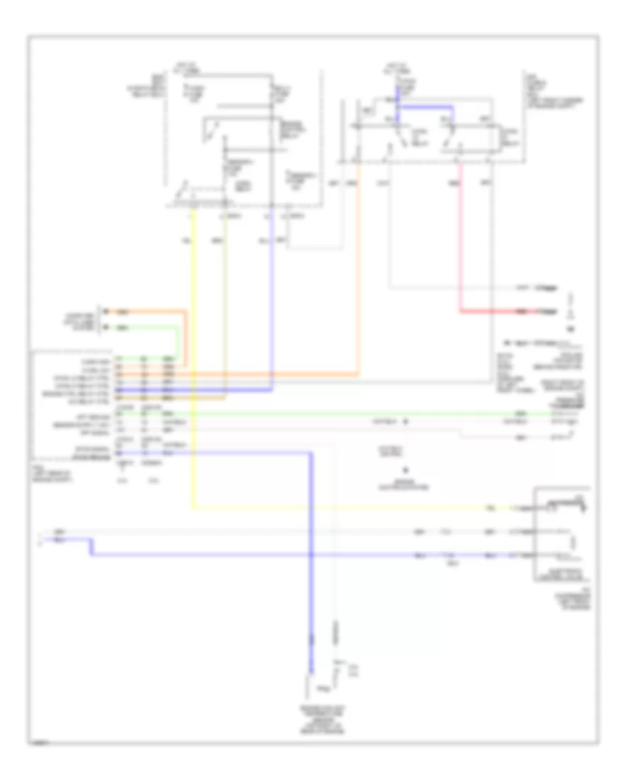 Manual A C Wiring Diagram 2 of 2 for Hyundai Tucson GLS 2014
