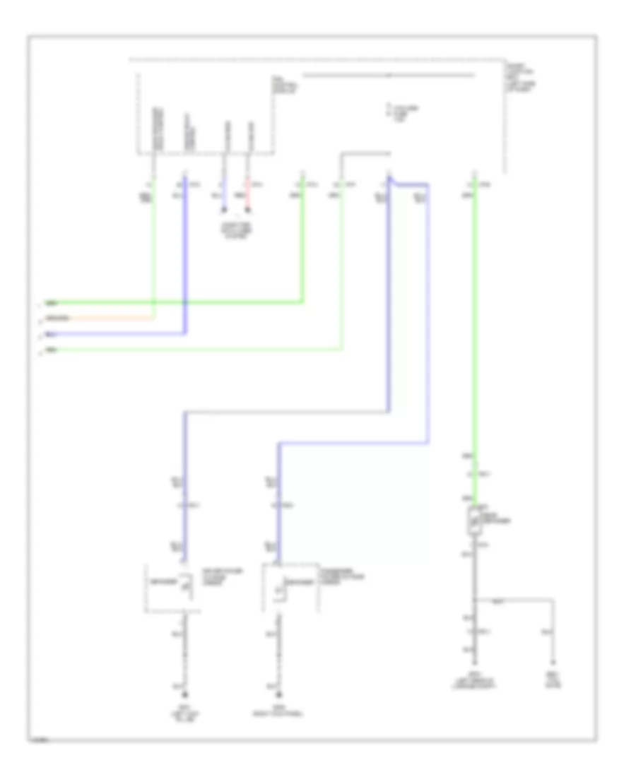 Defoggers Wiring Diagram 2 of 2 for Hyundai Tucson GLS 2014