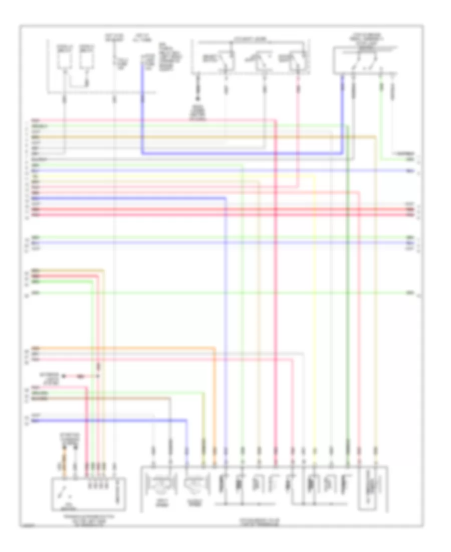 2.0L, Engine Performance Wiring Diagram (3 of 6) for Hyundai Tucson GLS 2014