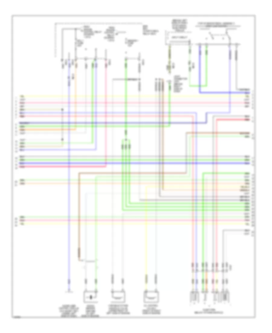 2.4L, Engine Performance Wiring Diagram (4 of 5) for Hyundai Tucson GLS 2014