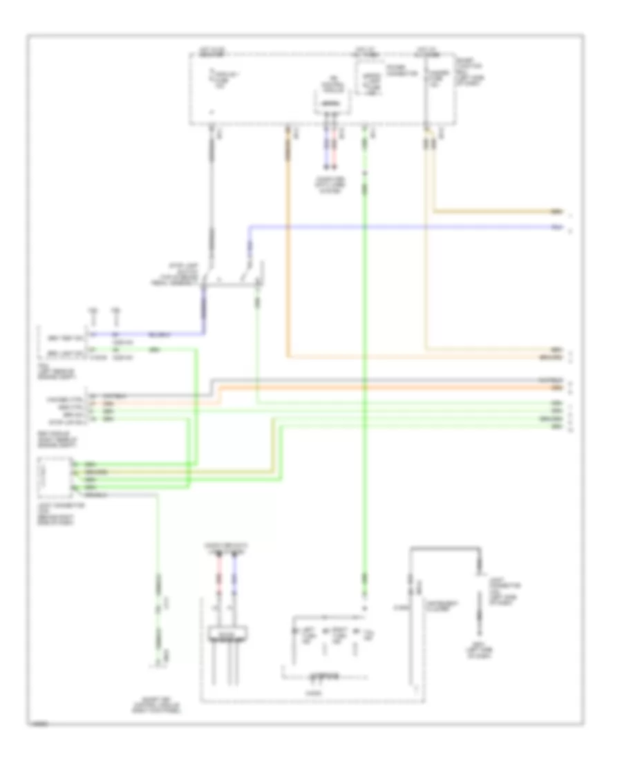 Exterior Lamps Wiring Diagram (1 of 4) for Hyundai Tucson GLS 2014