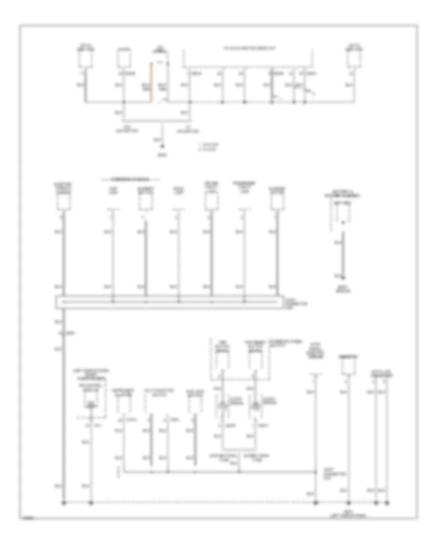 Ground Distribution Wiring Diagram 1 of 4 for Hyundai Tucson GLS 2014