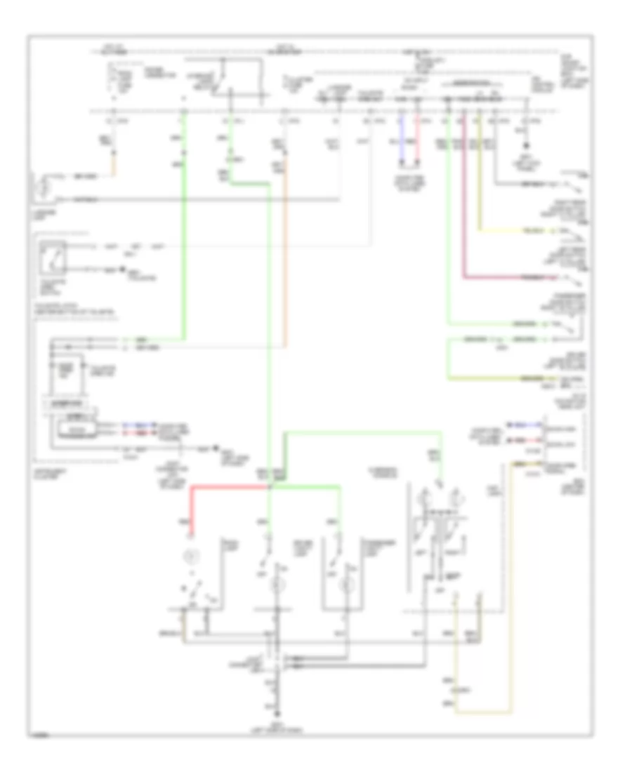 Courtesy Lamps Wiring Diagram for Hyundai Tucson GLS 2014