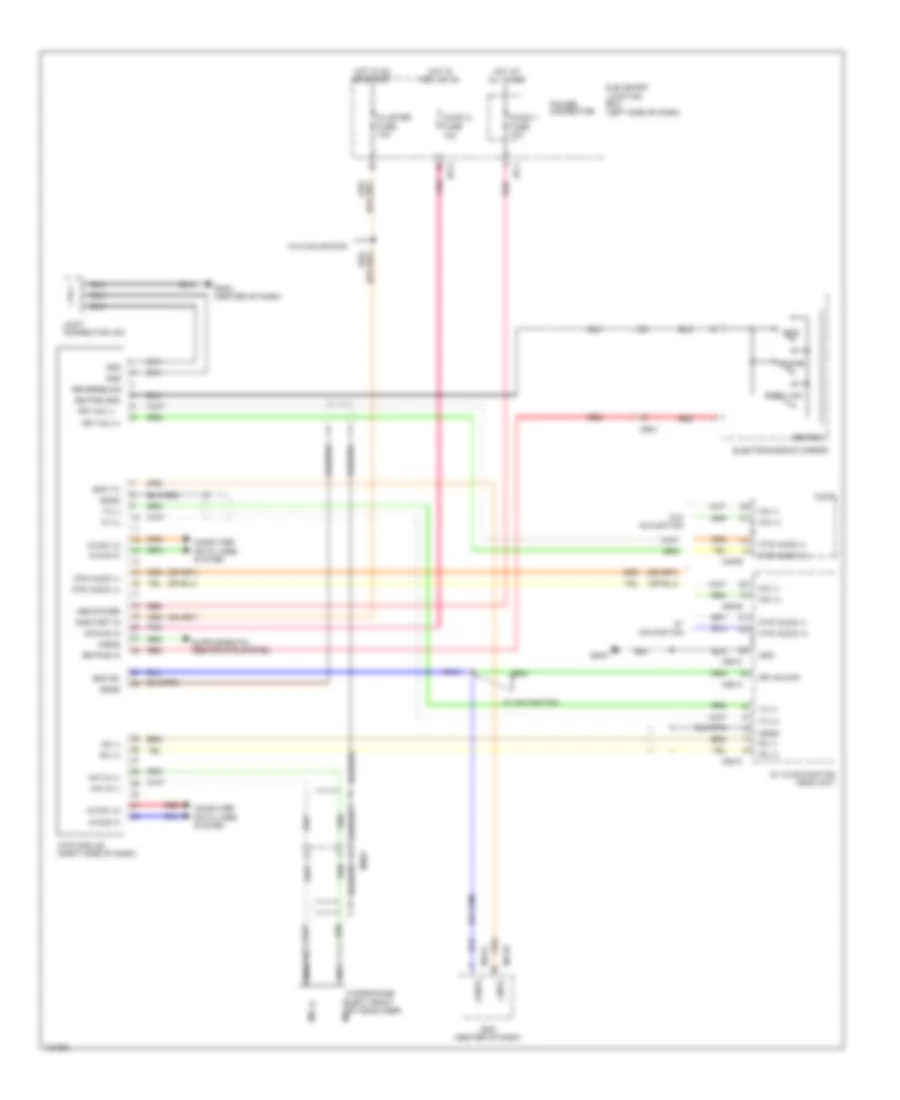 Mobile Telematic System Wiring Diagram for Hyundai Tucson GLS 2014