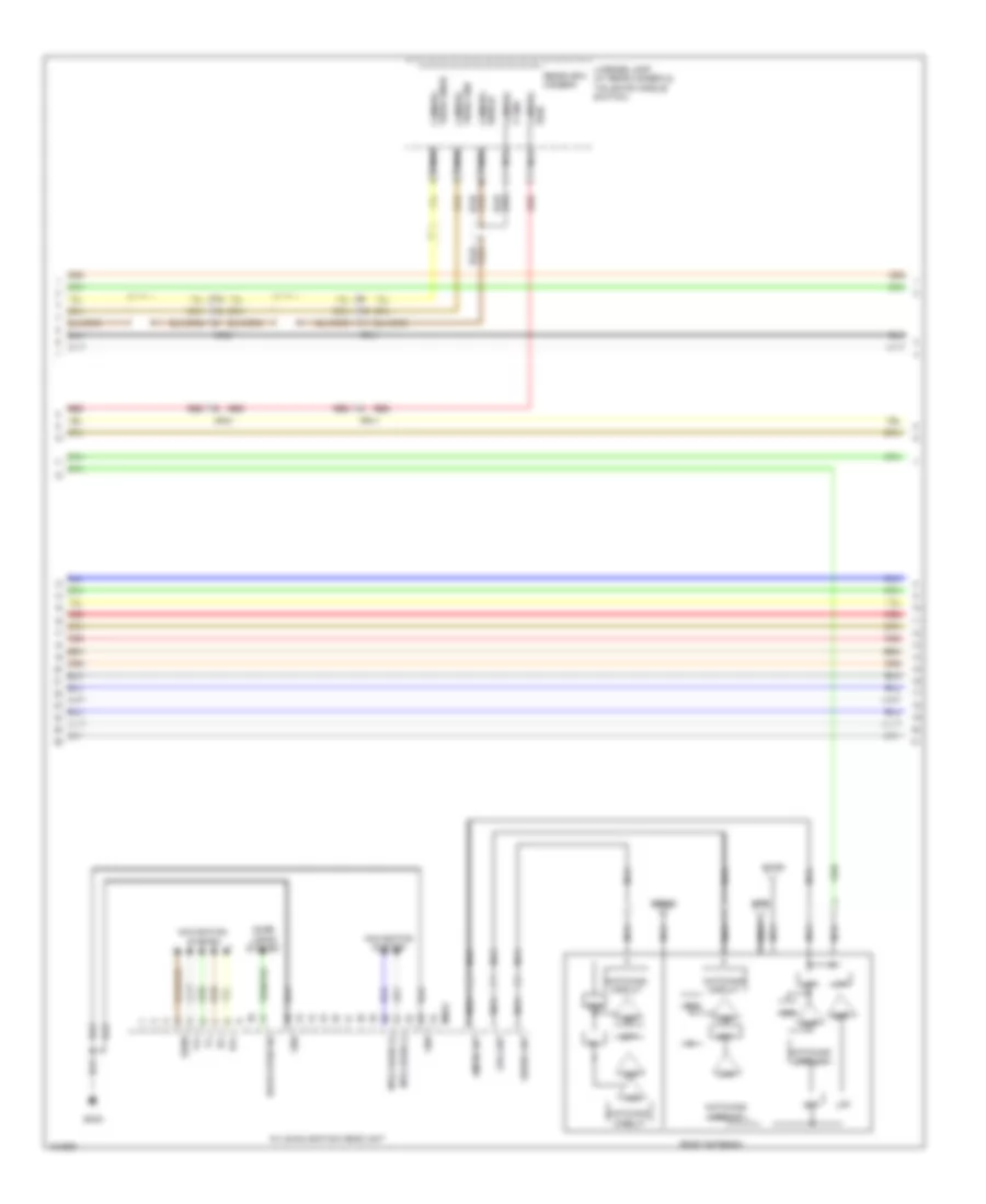 Navigation Wiring Diagram (2 of 3) for Hyundai Tucson GLS 2014