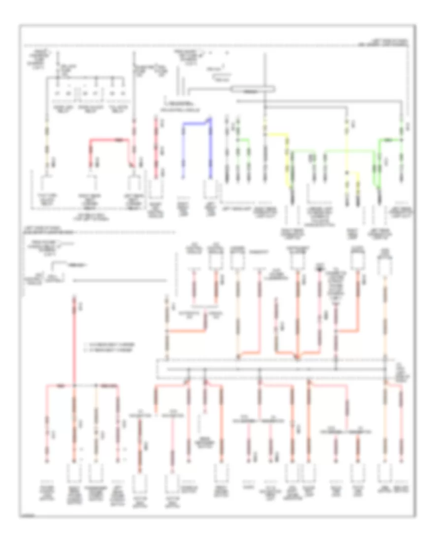 Power Distribution Wiring Diagram (4 of 7) for Hyundai Tucson GLS 2014