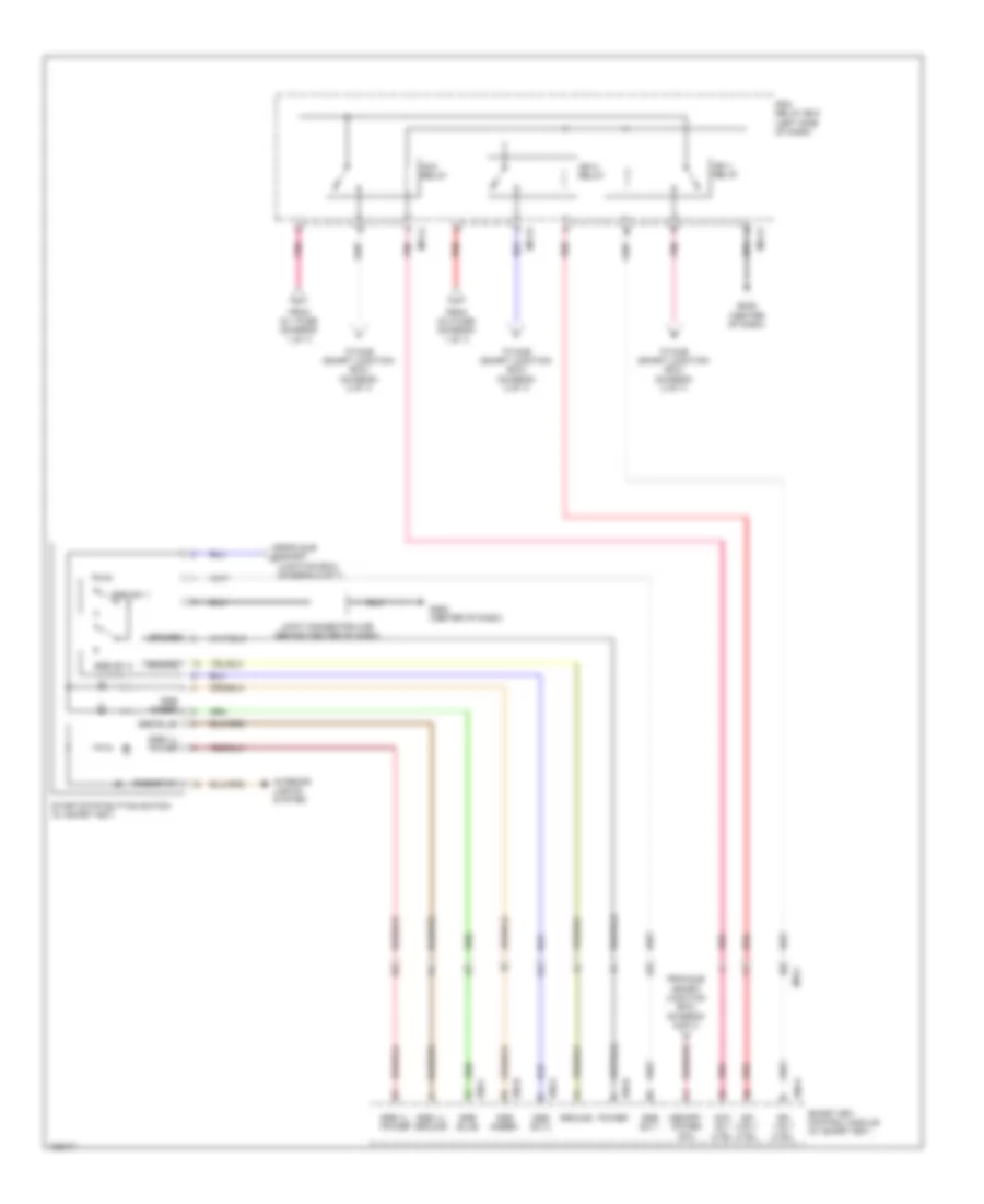 Power Distribution Wiring Diagram (6 of 7) for Hyundai Tucson GLS 2014