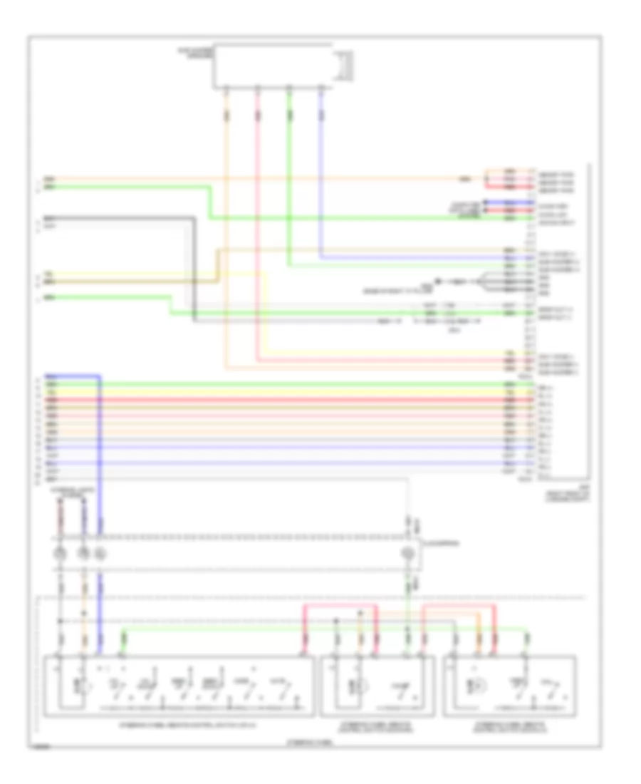 Radio Wiring Diagram, with Navigation (3 of 3) for Hyundai Tucson GLS 2014
