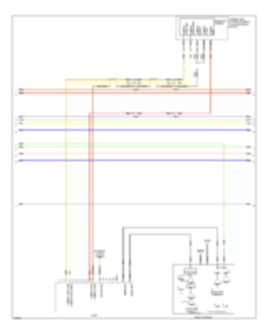 Radio Wiring Diagram, without Navigation (2 of 3) for Hyundai Tucson GLS 2014