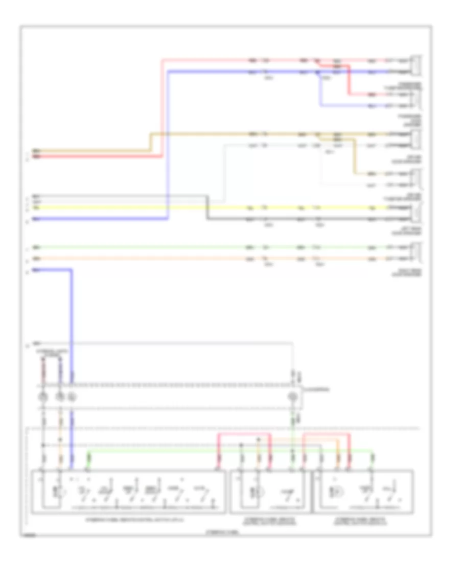 Radio Wiring Diagram, without Navigation (3 of 3) for Hyundai Tucson GLS 2014
