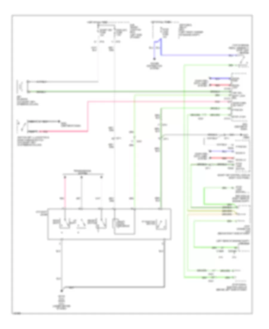 Shift Interlock Wiring Diagram for Hyundai Tucson GLS 2014