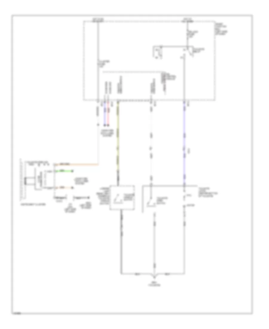 Power Tailgate Wiring Diagram for Hyundai Tucson GLS 2014