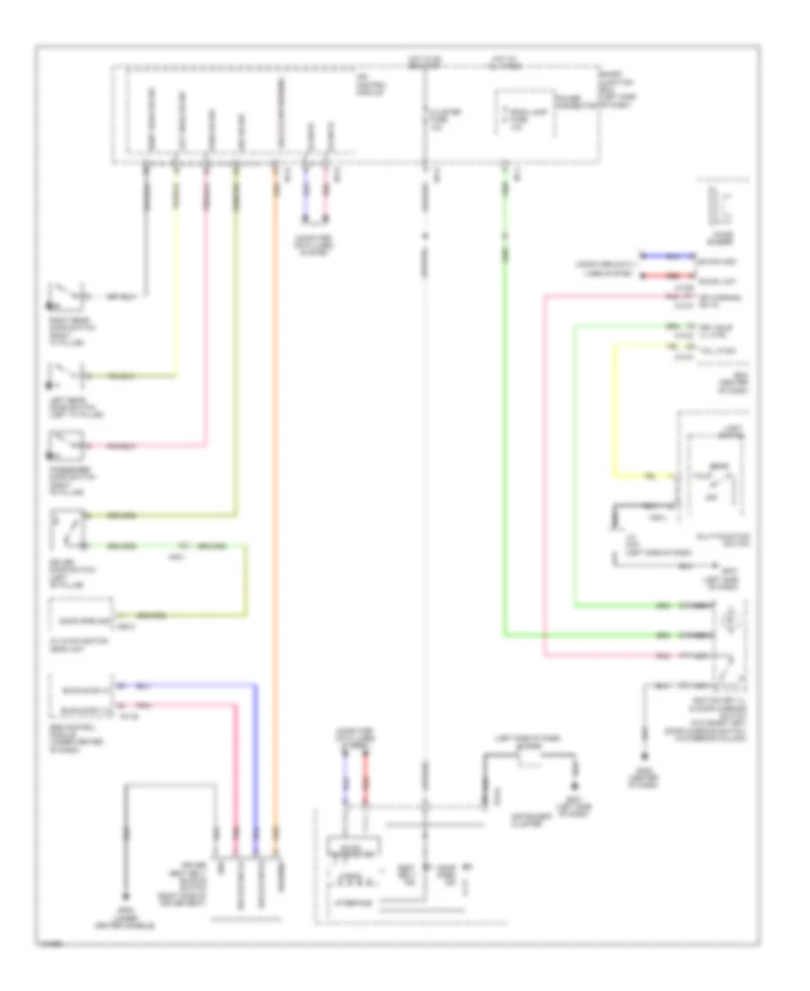 Chime Wiring Diagram for Hyundai Tucson GLS 2014