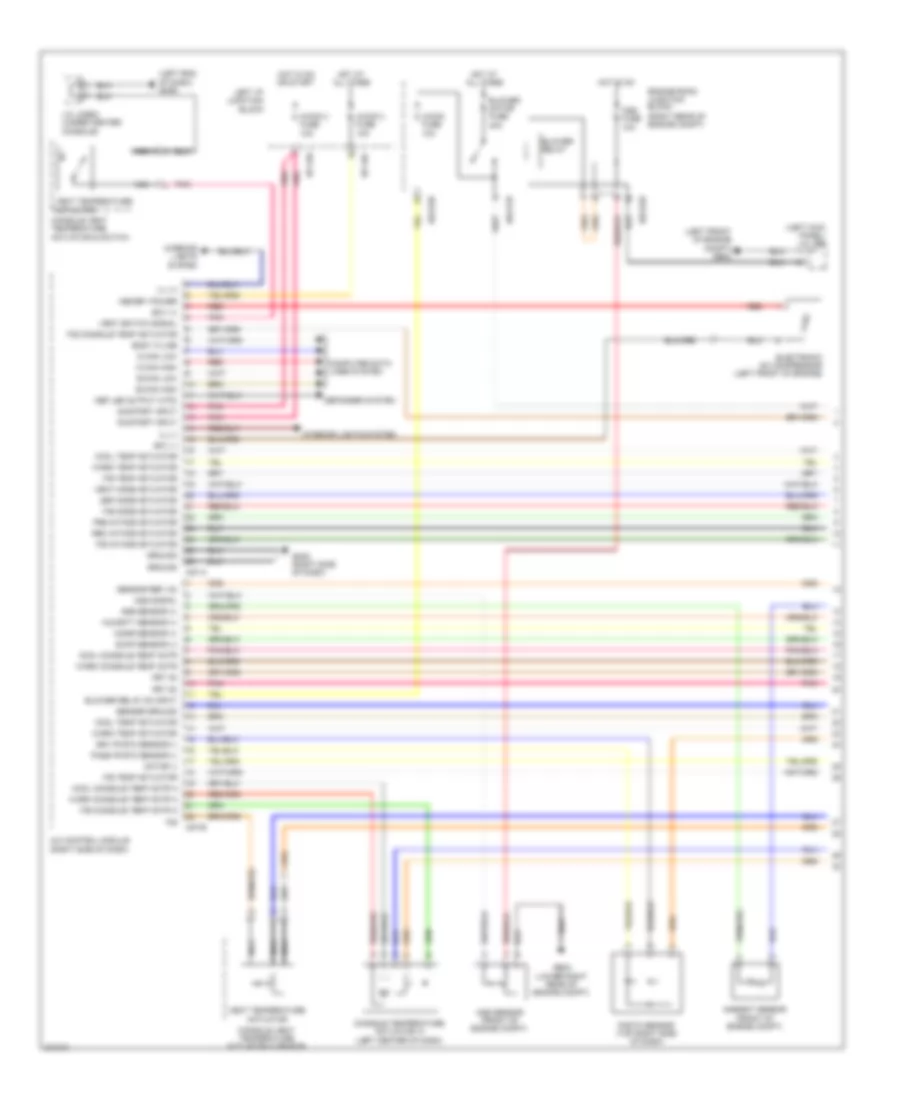 Automatic A C Wiring Diagram 1 of 3 for Hyundai Genesis 3 8 2009