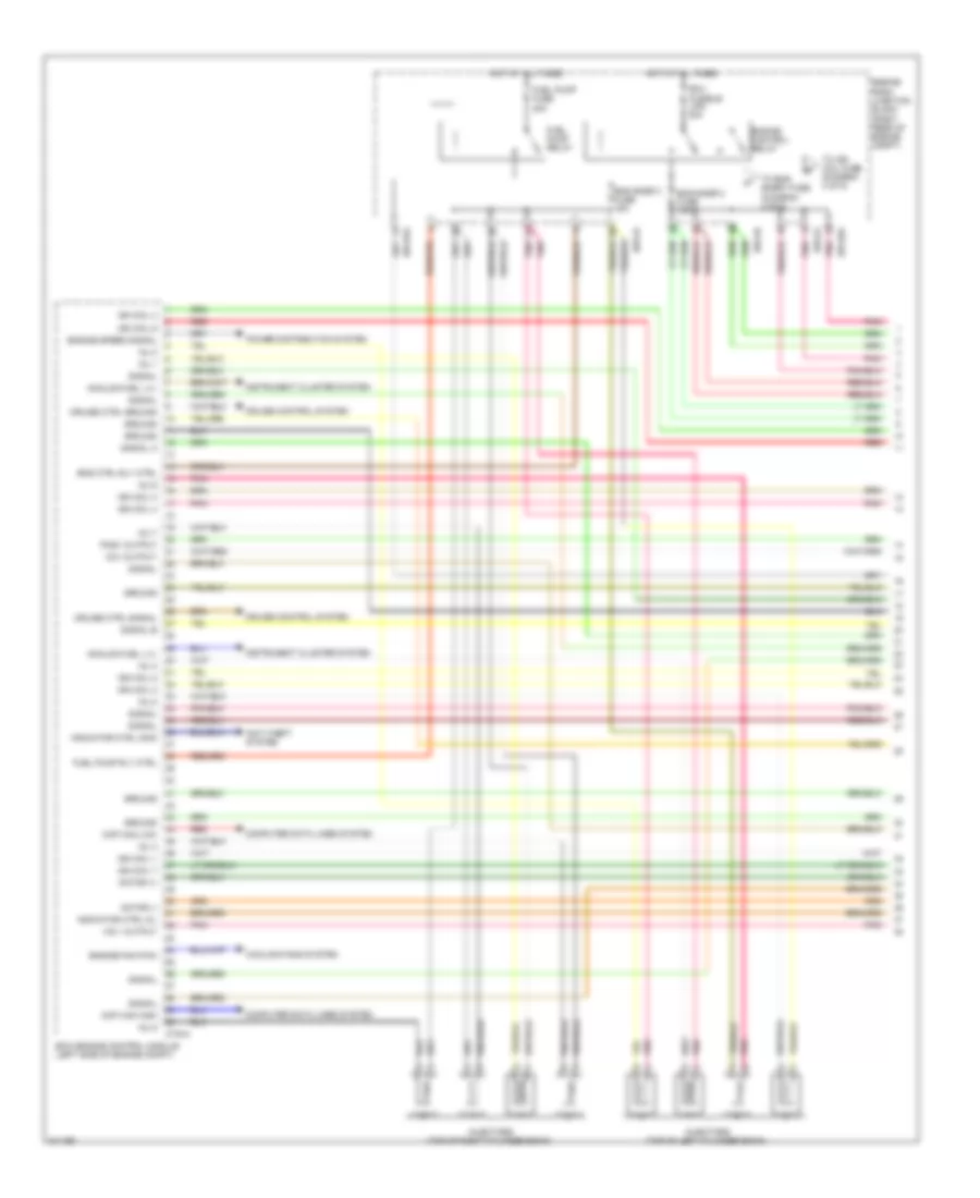 4.6L, Engine Performance Wiring Diagram (1 of 5) for Hyundai Genesis 3.8 2009