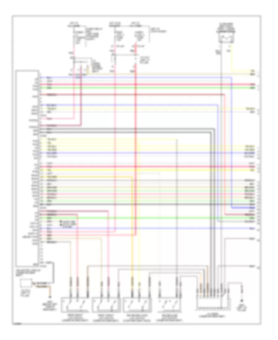 Driver s Memory Seat Wiring Diagram 1 of 2 for Hyundai Genesis 3 8 2009