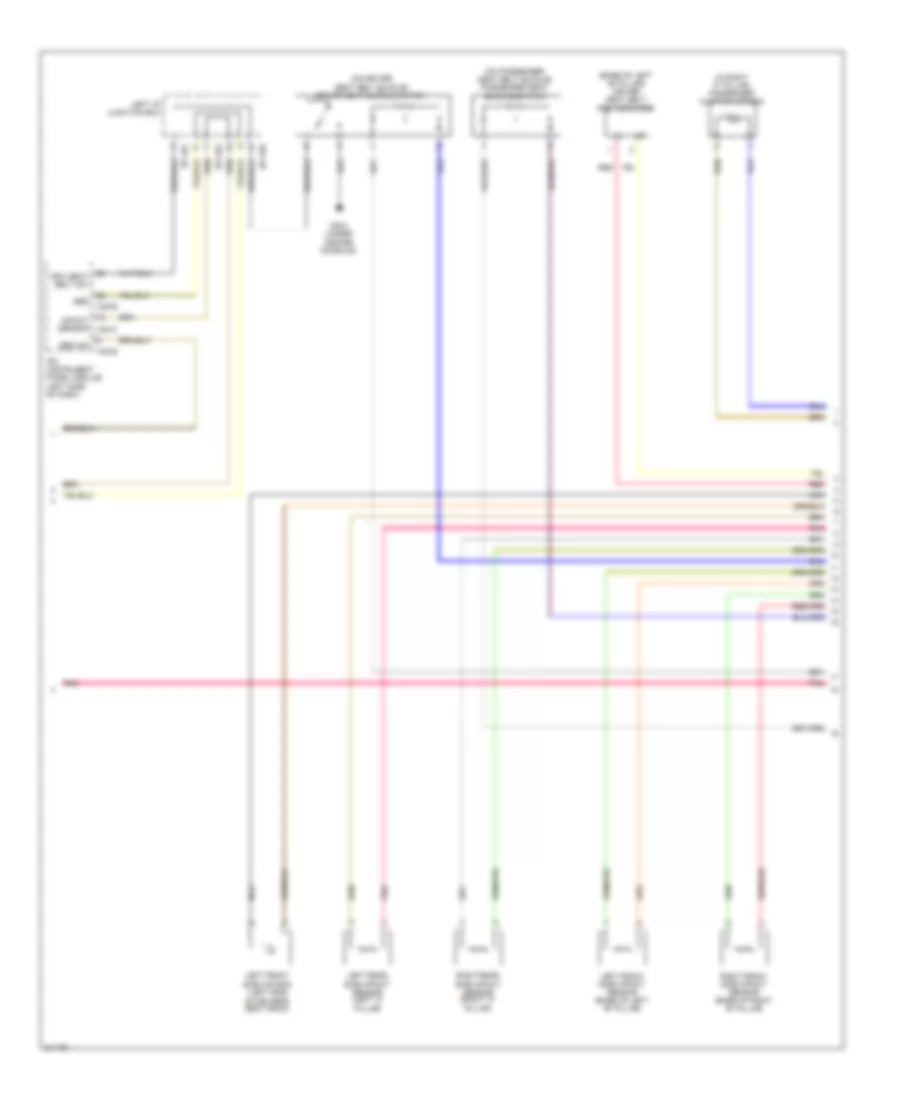 Supplemental Restraints Wiring Diagram (2 of 3) for Hyundai Genesis 3.8 2009