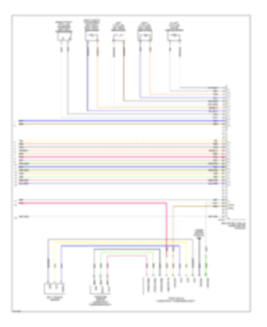 Supplemental Restraints Wiring Diagram (3 of 3) for Hyundai Genesis 3.8 2009