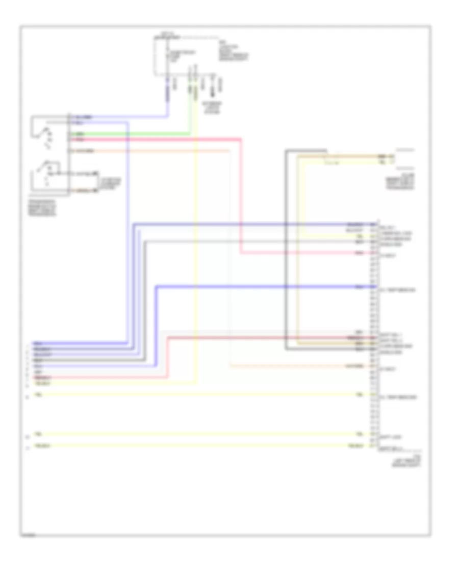 3.8L, Transmission Wiring Diagram (2 of 2) for Hyundai Genesis 3.8 2009